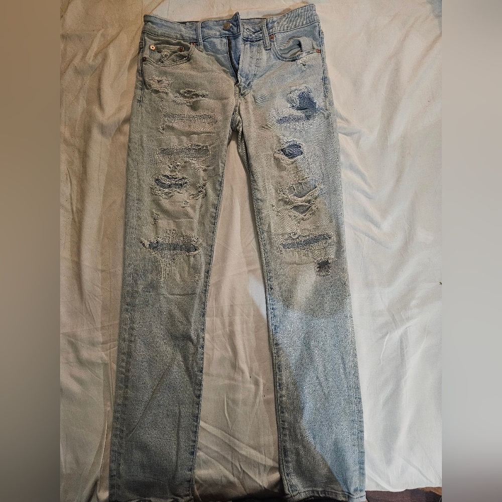 American Eagle Outfitters Slim Jeans - Light Blue